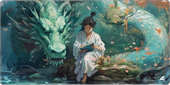 Sharkoon SKILLER SGP40 D8, gaming mouse pad (teal/multi-colored)