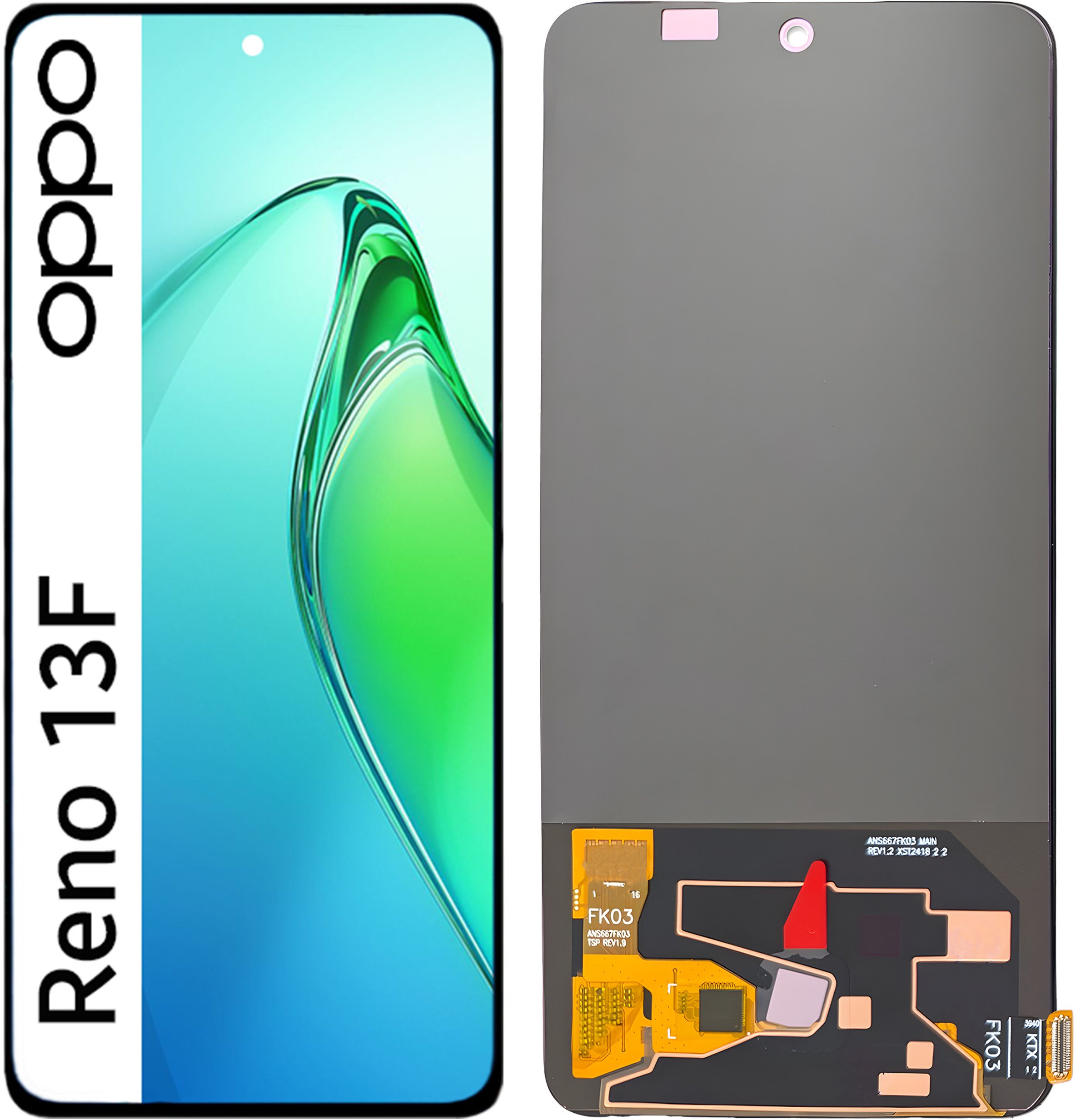Wyświetlacz do Oppo Reno 13 F 5G Ekran LCD OLED (5904858354528)
