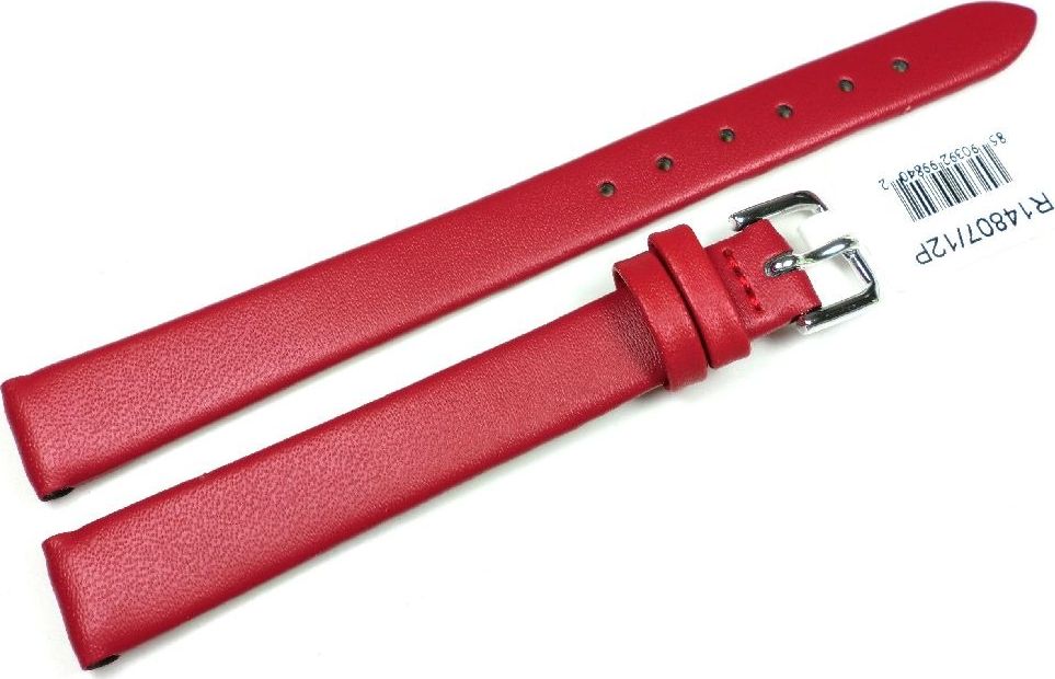 JVD Skórzany pasek do zegarka 12 mm JVD R14807-12P XL uniwersalny