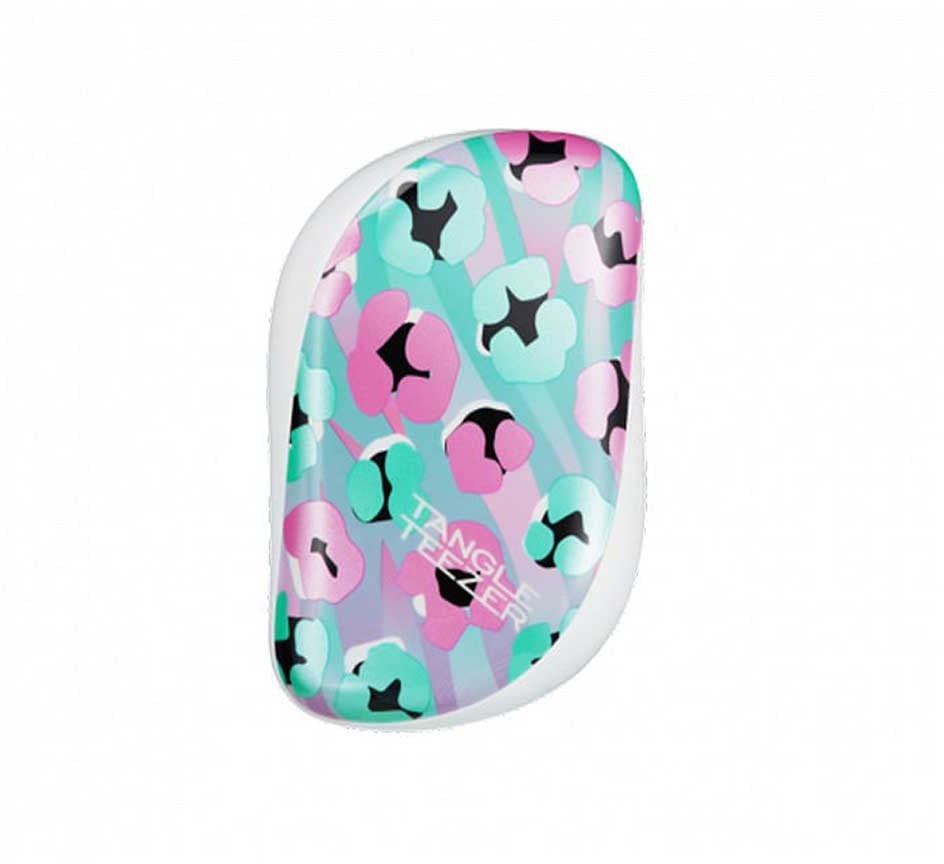 Tangle Teezer, Compact Styler, Detangler, Hair Brush, Pink Aqua For Women