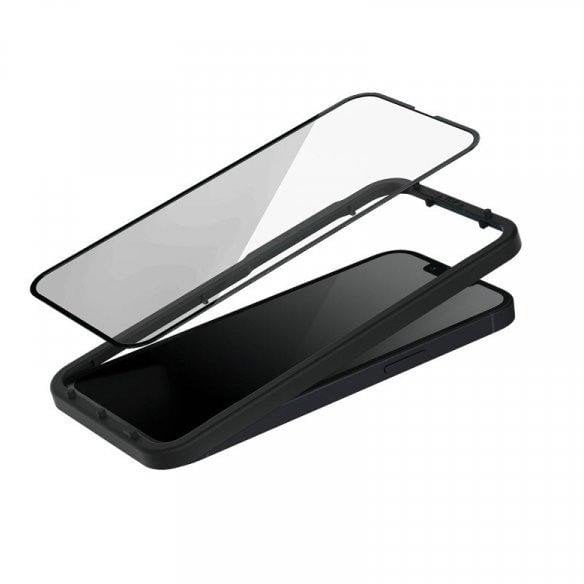 Mocco Full Glue Signature Edition Tempered Glass Full Coverage with Frame Apple iPhone 15 Black