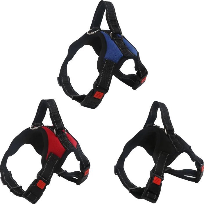 Nobleza Szelki dla psa rozmiar SL44-55CM RED/BLUE/BLACK DOG HARNESS SL44-55CM RED/BLUE/BLACK