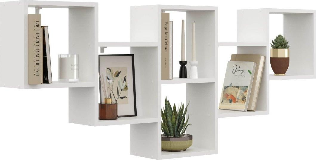 KROKUS Półka ALESIA 9 biała