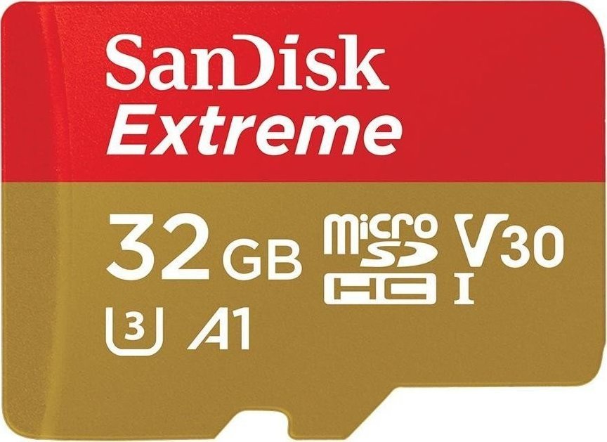 Karta SanDisk Extreme MicroSDHC 32 GB Class 10 UHS-I/U3 A1 V30 (SDSQXAF-032G-GN6AT)