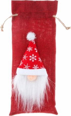 Dekoracja świąteczna LeanToys pokrowiec na butelkę