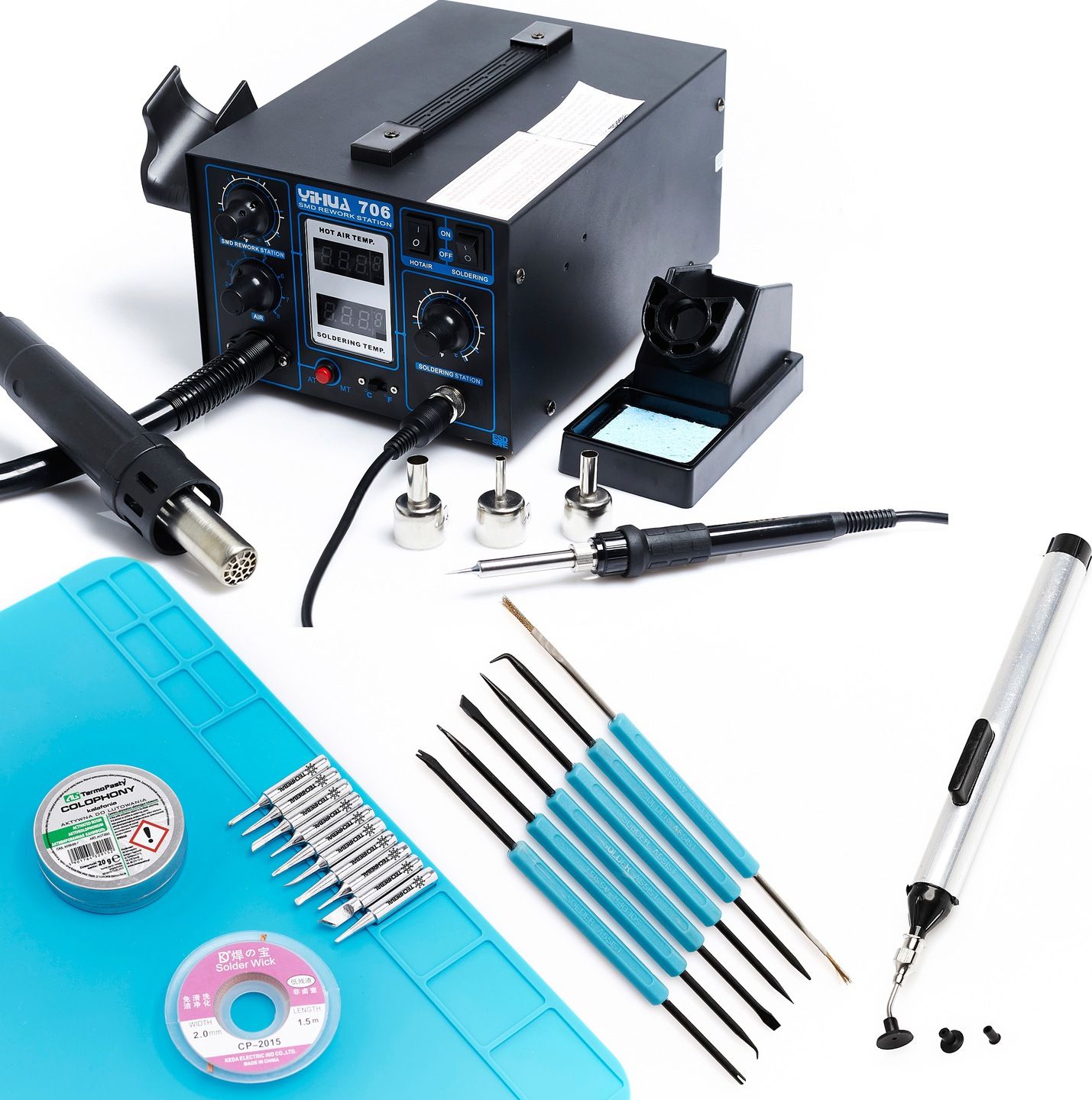 Techrebal Stacja Yihua 706 - Kit 32