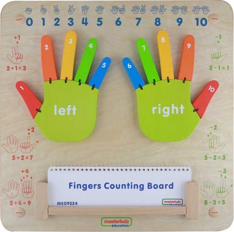 Masterkidz Nauka Liczenia Tablica Edukacyjna Drewniana Masterkidz Interaktywna