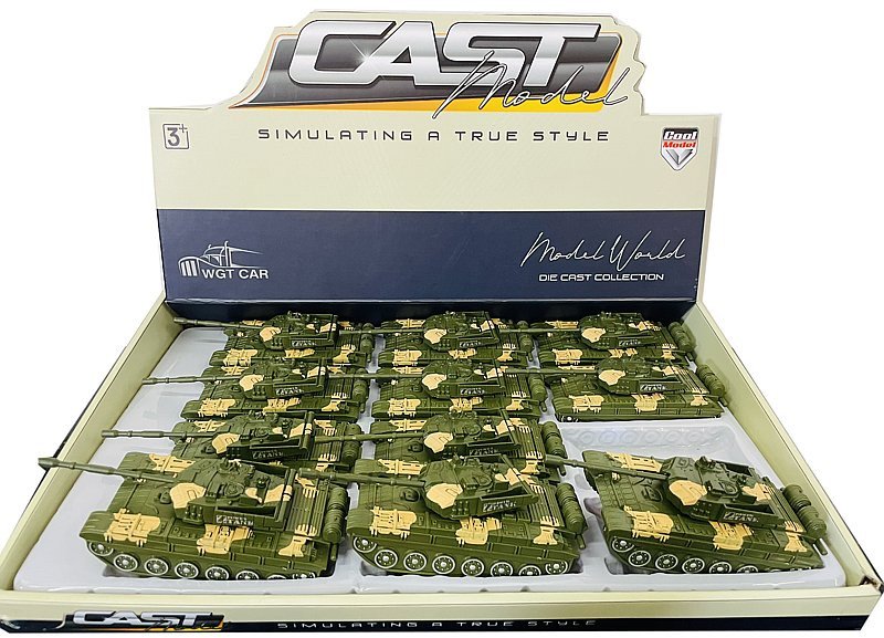 czołg metalowy z napedem