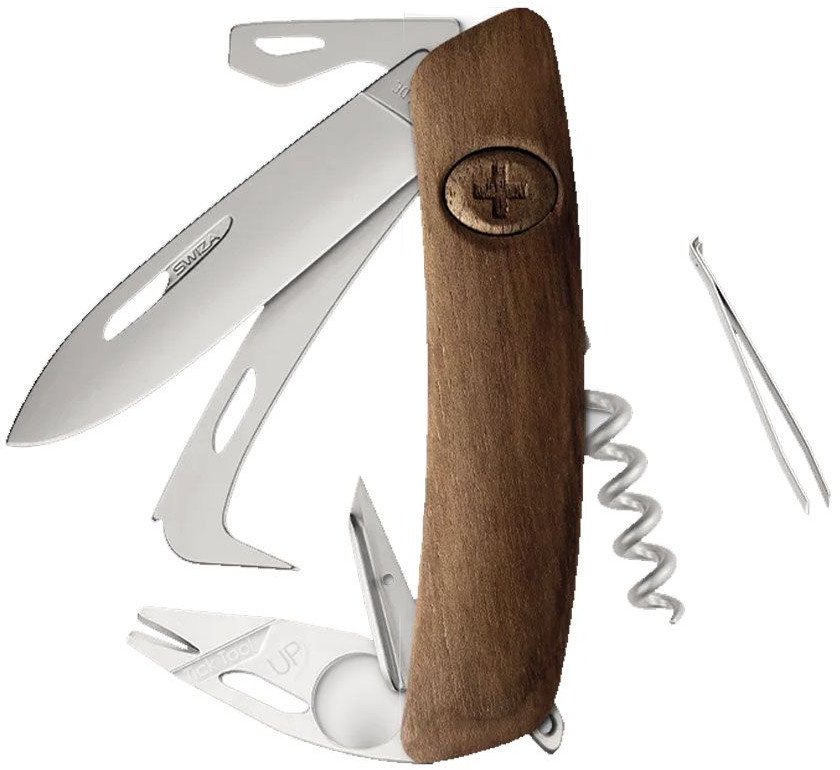 Swiza HO05R-TT AM HORSE & TICK TOOL Wood Walnut (KHO.0096.6300)
