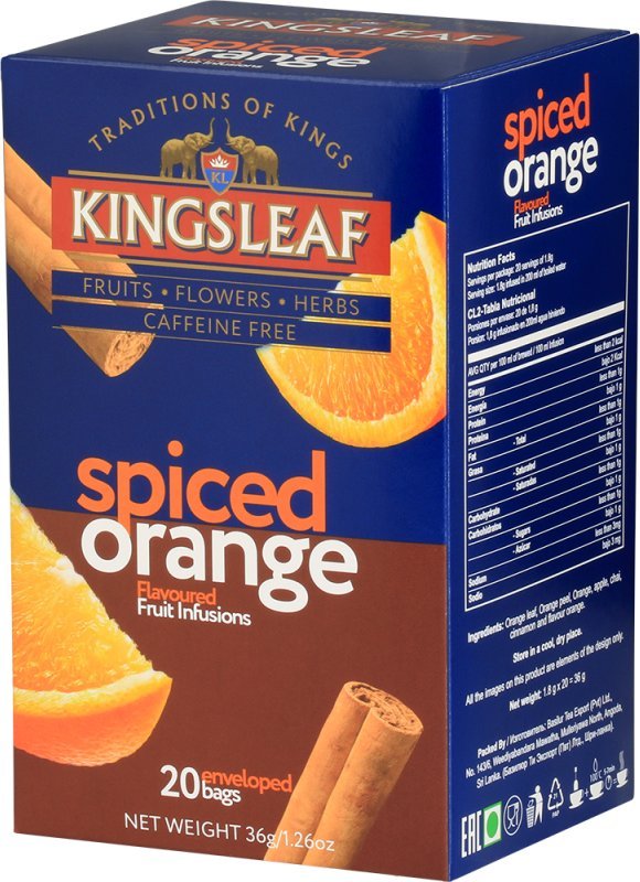 Kingsleaf Herbata owocowa napar Kingsleaf Spiced Orange