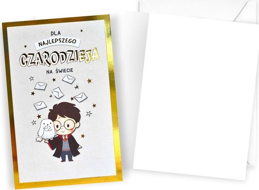 Karnet urodziny Harry Potter