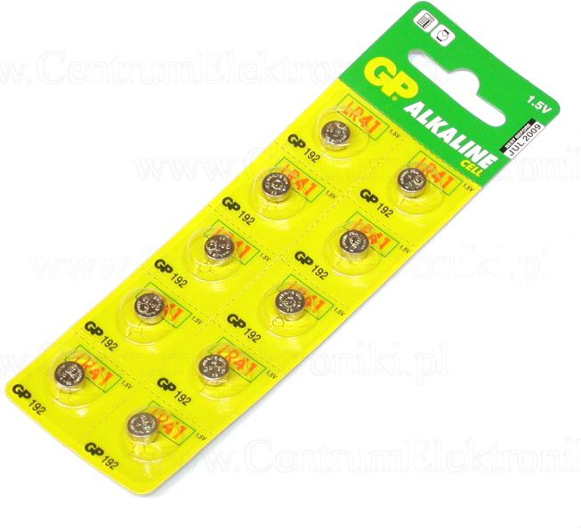 GP Bateria Cell LR41 10 szt.