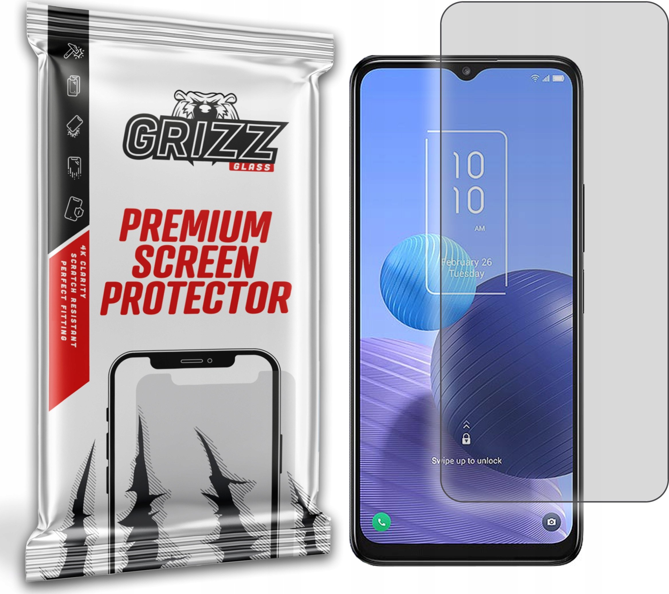 GrizzGlass Folia matowa GrizzGlass PaperScreen do TCL 408