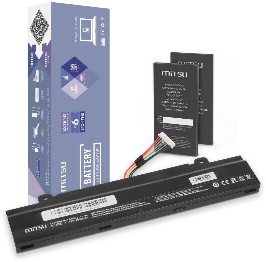 Bateria Mitsu Bateria do Acer Aspire V5 591G