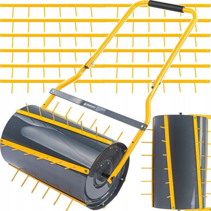 Walec OGRODOWY Do Trawy Aerator Trawnika Ubijak Gleby Ziemi 35L 50CM KOLCE