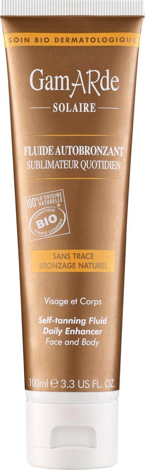 Gamarde Samoopalający fluid do twarzy i ciała 100 g uniwersalny