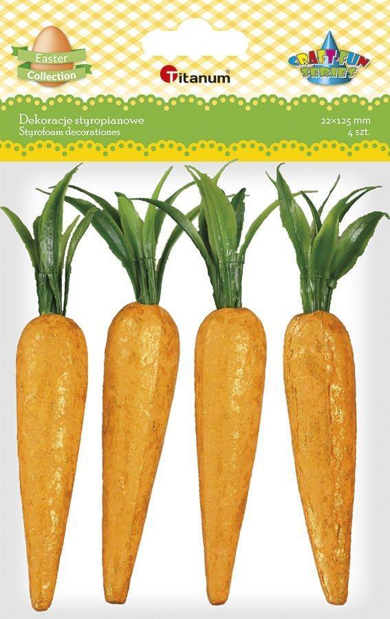 Titanum Marchewki styropianowe 22x125mm 4szt