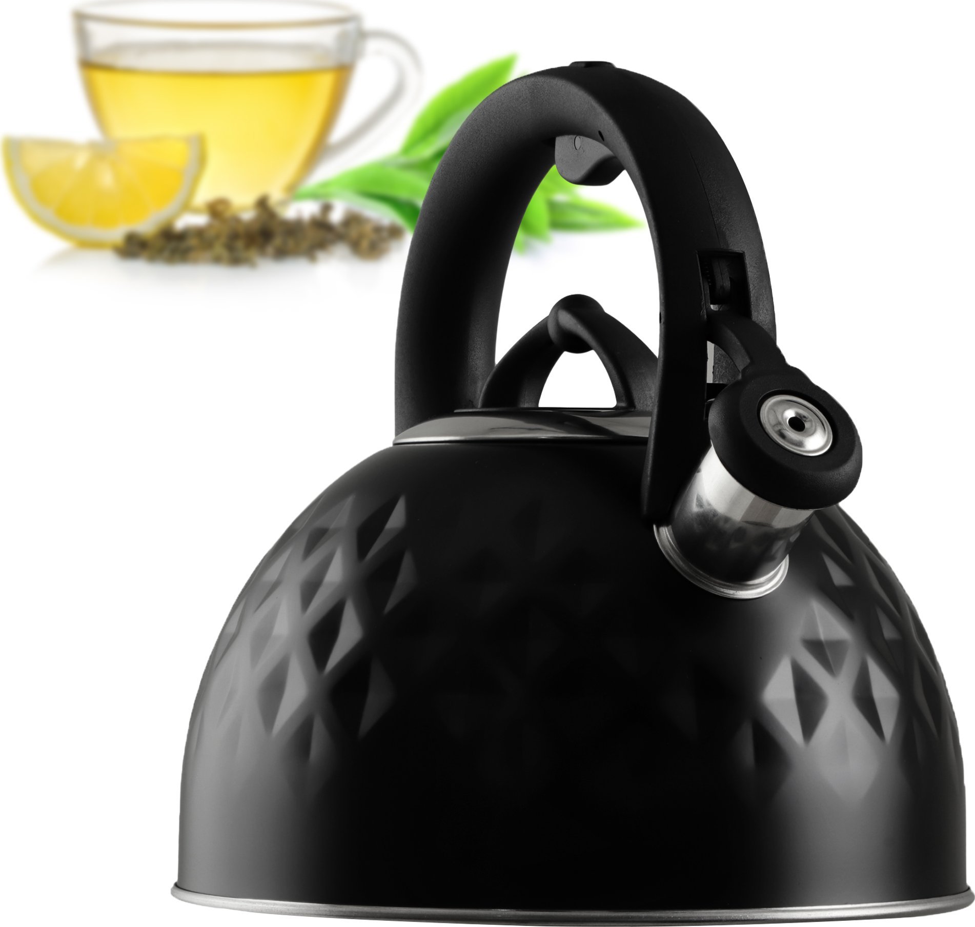 Kadax KADAX Czajnik Stalowy 2,5L indukcja Gaz Gwizdek Z Uchwytem Tradycyjny