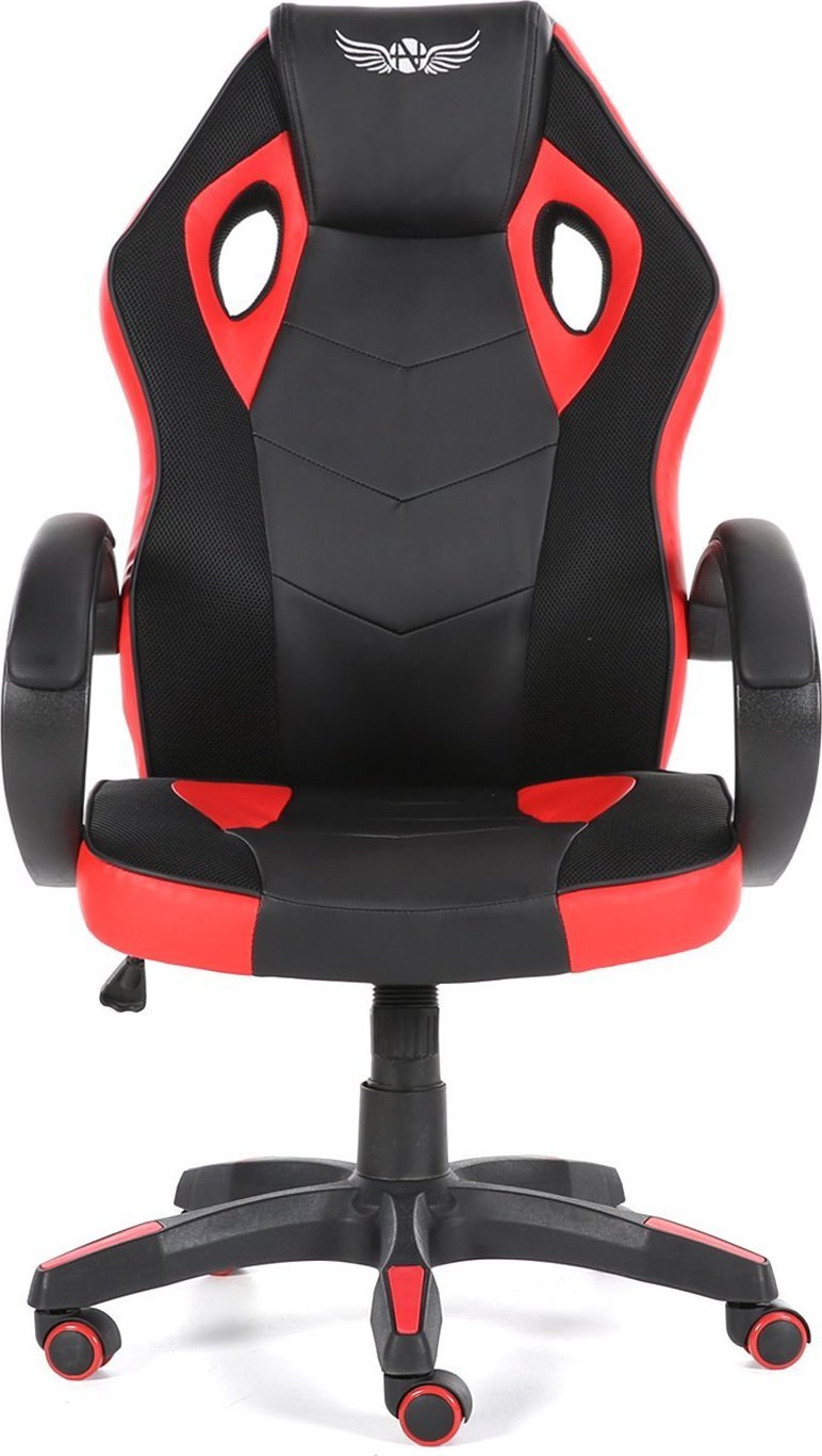 Fotel Nordhold Ullr czarno-czerwony