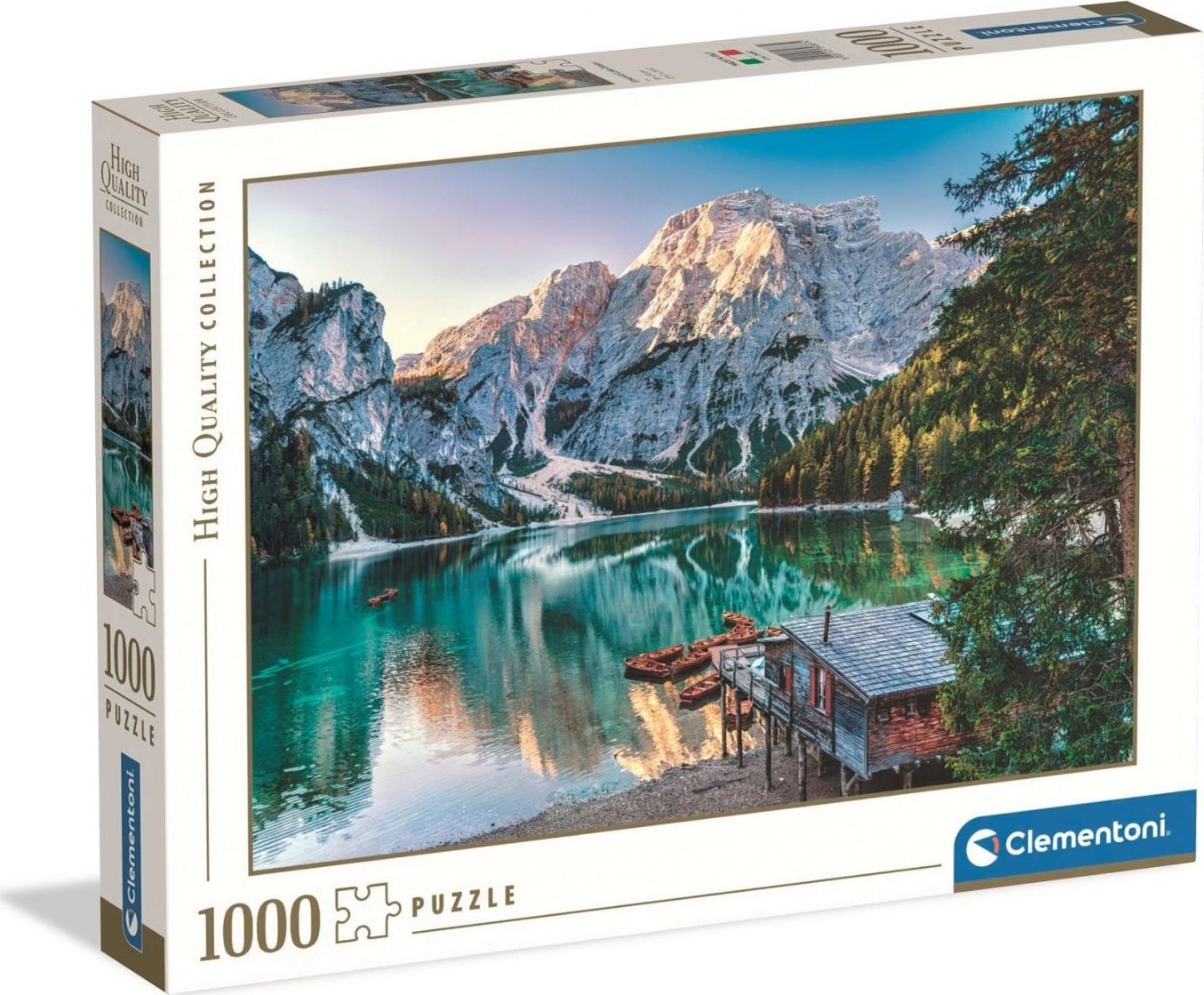 Clementoni Puzzle HQ Emerald Lake Braies 1000 elementów (39887)