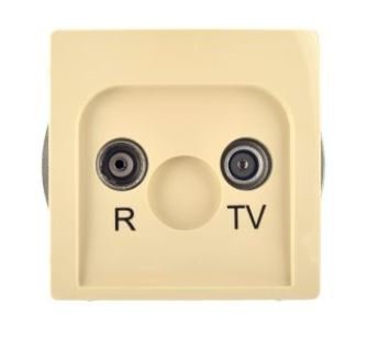 Kontakt-Simon Gniazdo RTV końcowe beż - BMZAR1/1.01/12