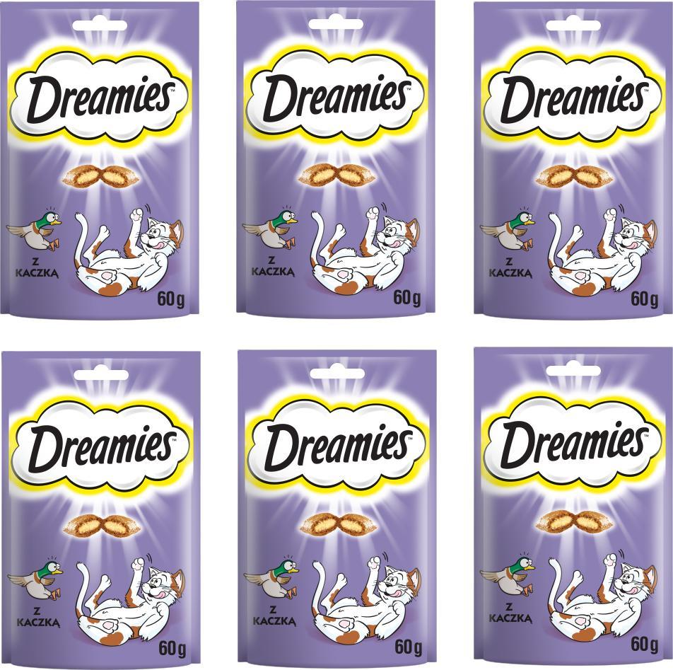 Dreamies DREAMIES 6x60g - przysmak dla kota z wyśmienitą kaczką