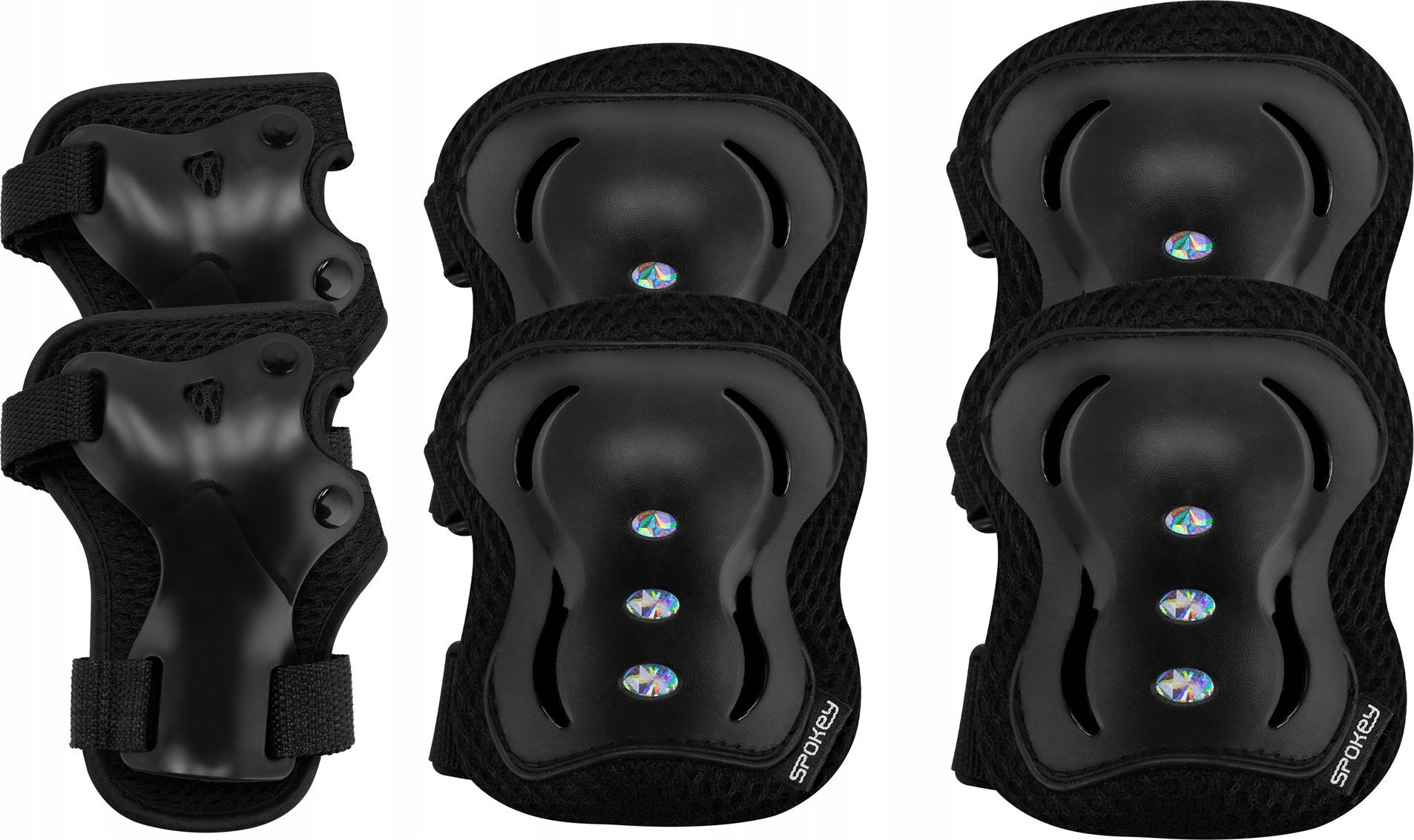 Zestaw ochraniaczy dziecięcych (na kolana, nadgarstki i łokcie) Spokey SHIELD