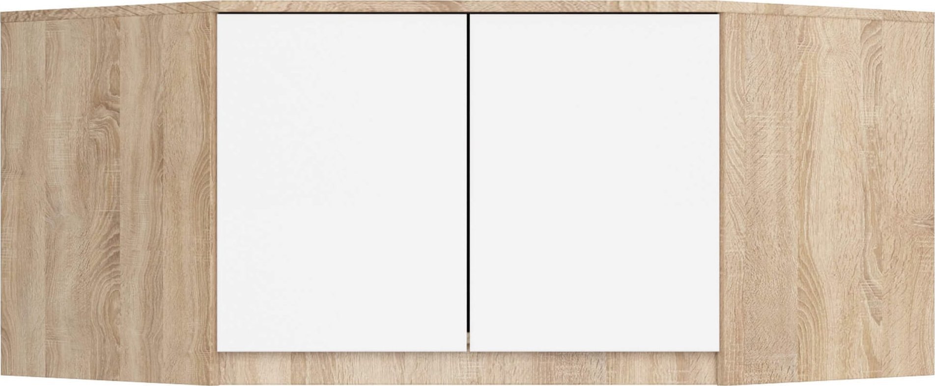 Fabryka Mebli Akord NADSTAWKA DO SZAFY S100 DĄB SONOMA / BIAŁA