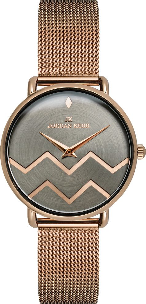 Zegarek Jordan Kerr Zegarek damski Jordan Kerr MONTI Różowo złoty