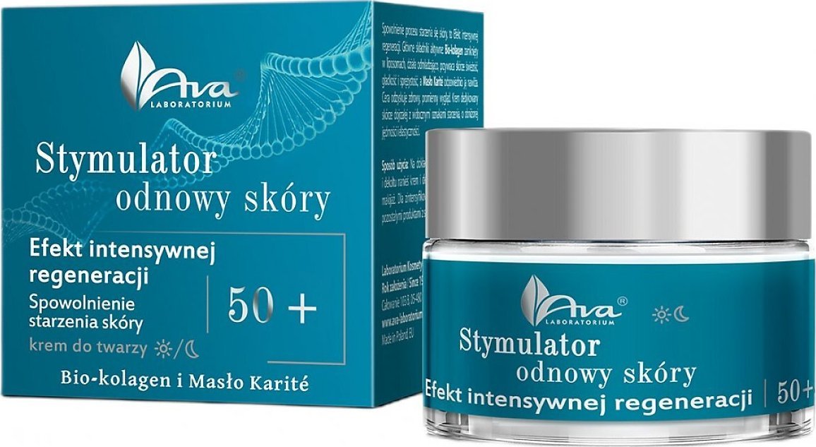 Alkotest Stymulator odnowy skóry Efekt intensywnej regeneracji Krem do twarzy na dzień i na noc 50+ 50ml