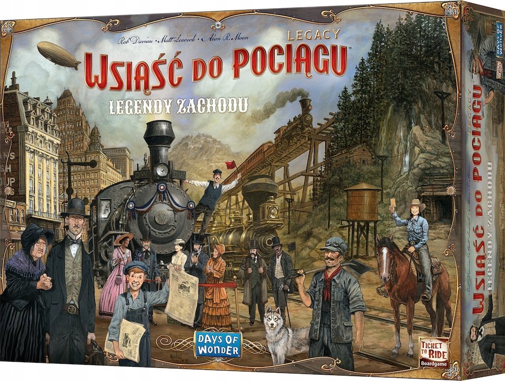 Rebel Gra planszowa Wsiąść do Pociągu: Legacy - Legendy Zachodu