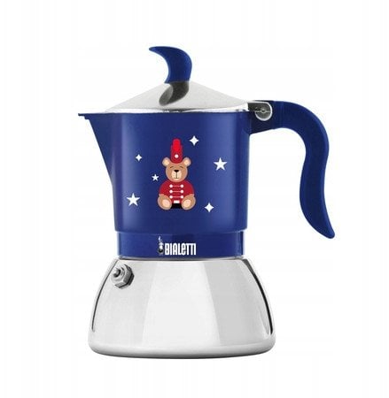 Bialetti - kawiarka Fiammetta Induction Joyful Christmas 4tz niebieska