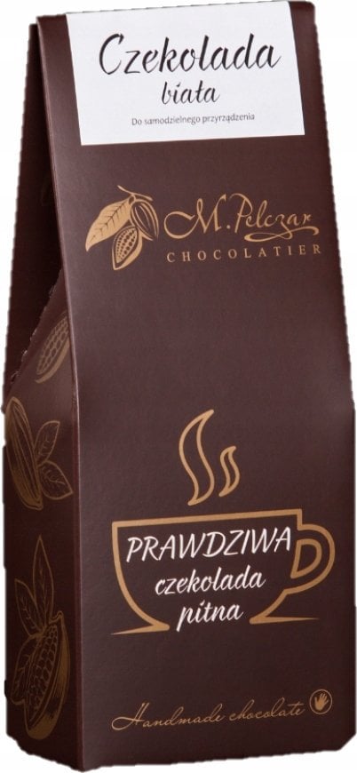 M.Pelczar Chocolatier Prawdziwa czekolada pitna Biała 200g