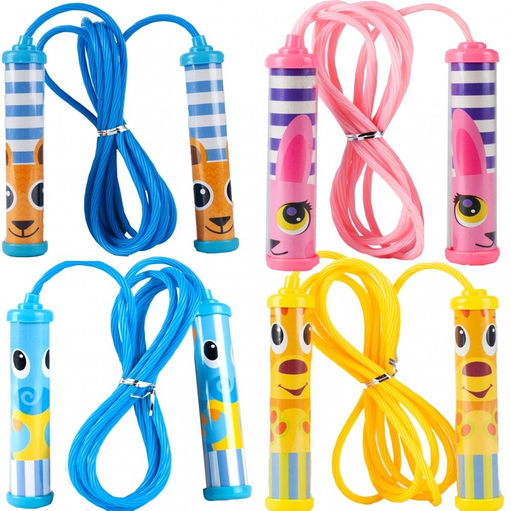 Free & Easy Skakanka Ze zwierzątkami różne kolory