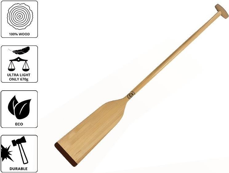 John Paddle Pagaj drewniany John Paddle Dragon "Drache" - Smocze Łodzie 130 cm