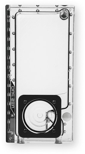 Chłodzenie wodne Stealkey Customs SC ResPro 240 D5/DDC D-RGB Pompa i zbiornik wyrównawczy - kombinacja