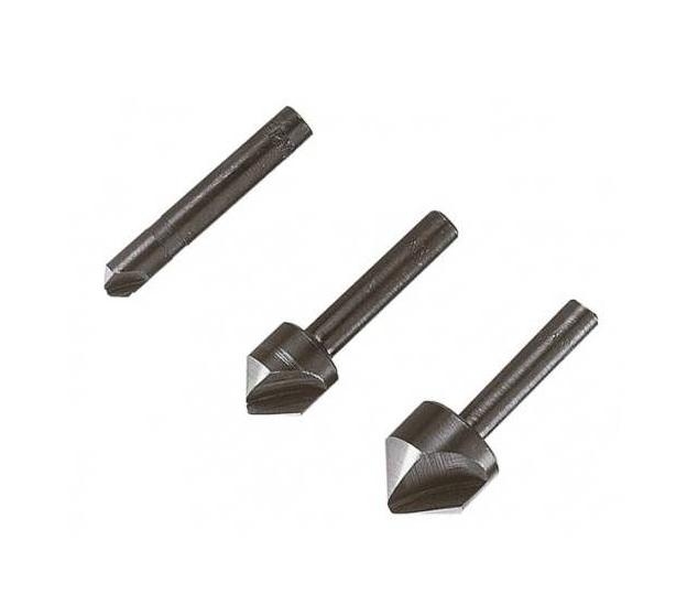 Wolfcraft Fazowniki 3 sztuki 6,12,16mm trzpień 6mm (2504000)