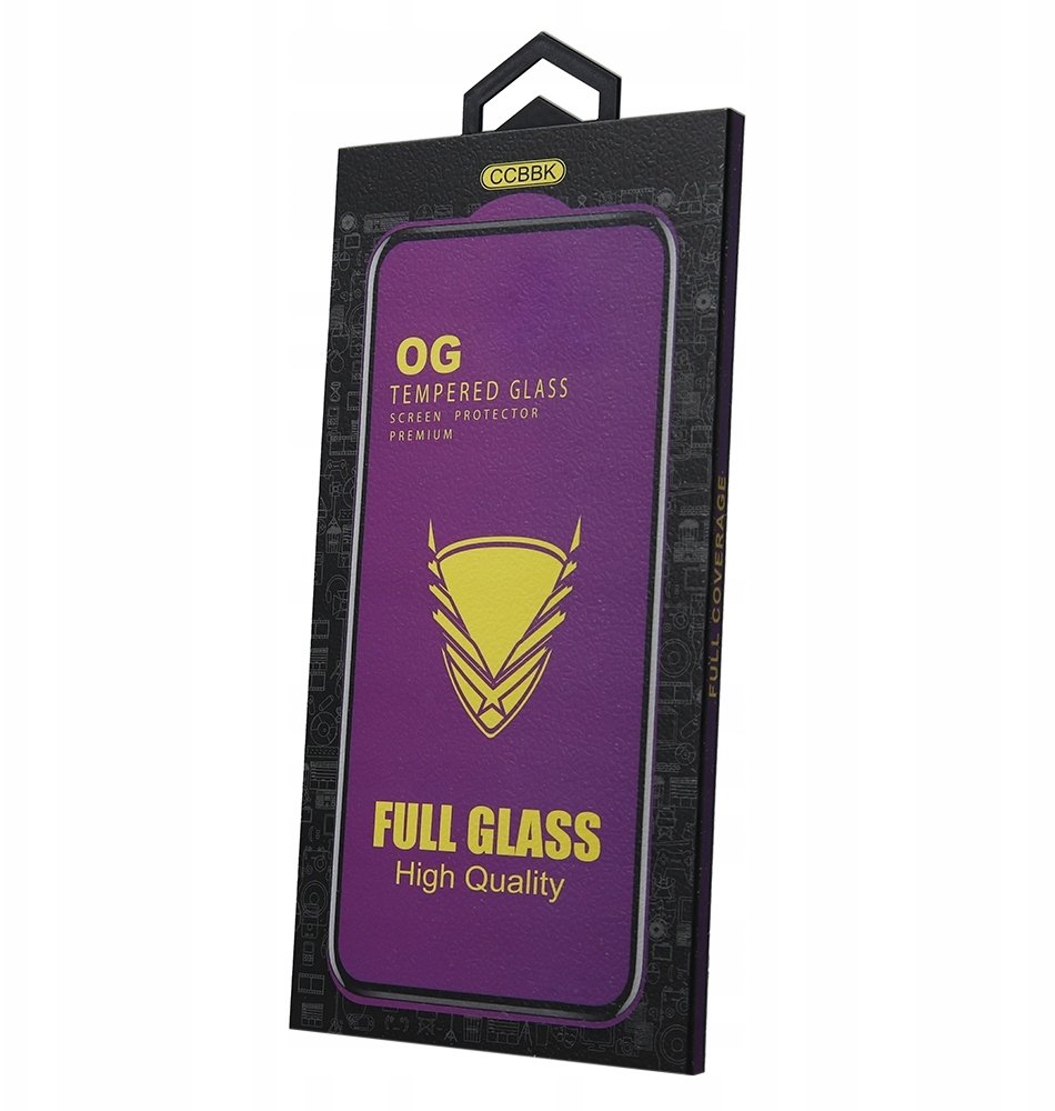 Szkło hartowane OG Premium do Samsung Galaxy S25 Plus czarna ramka kompatybilne z fingerprint