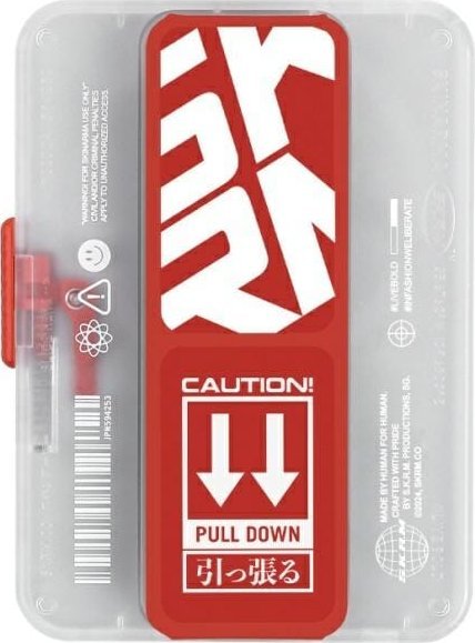 Portfel Skinarma Mirage Phaze Wallet Magnetic Grip Stand czerwony