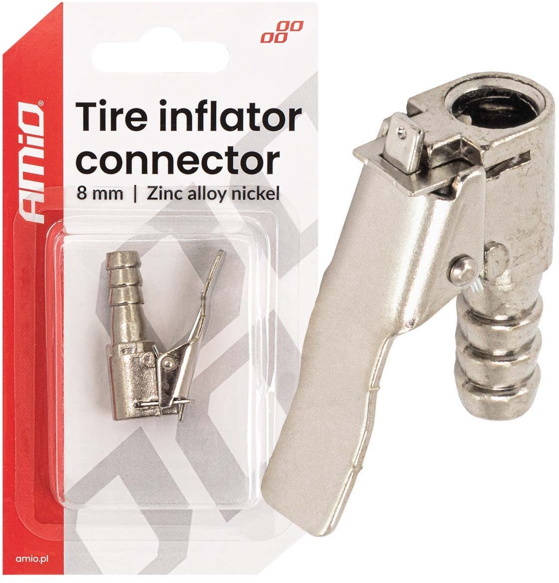 Adapter kompresora 8mm amio-04496