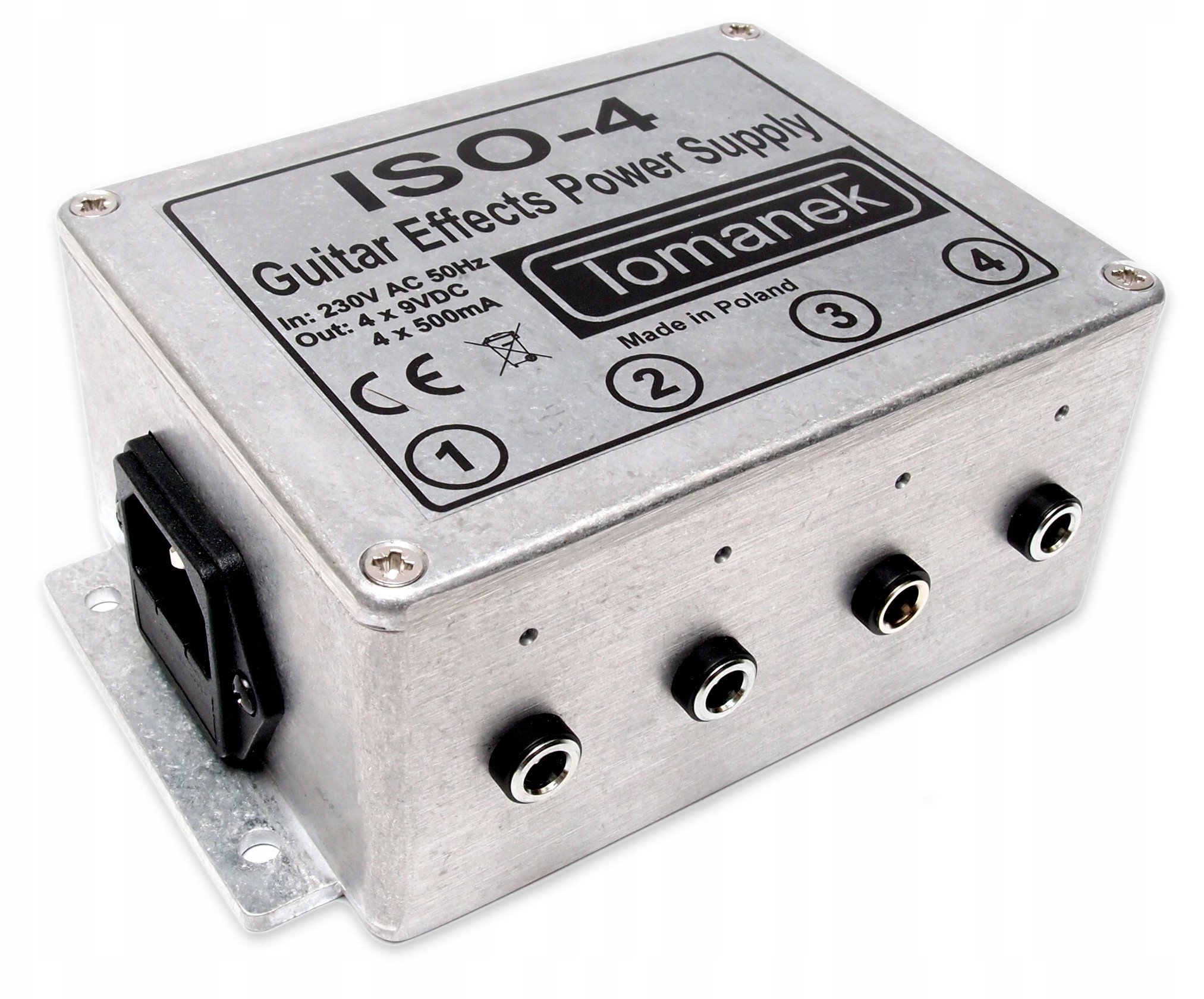 Tomanek ISO-4 zasilacz stabilizowany 9V DC 4x500mA