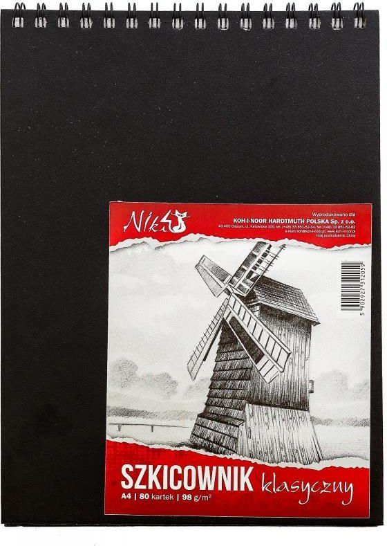 Koh I Noor Szkicownik A4 80k biały