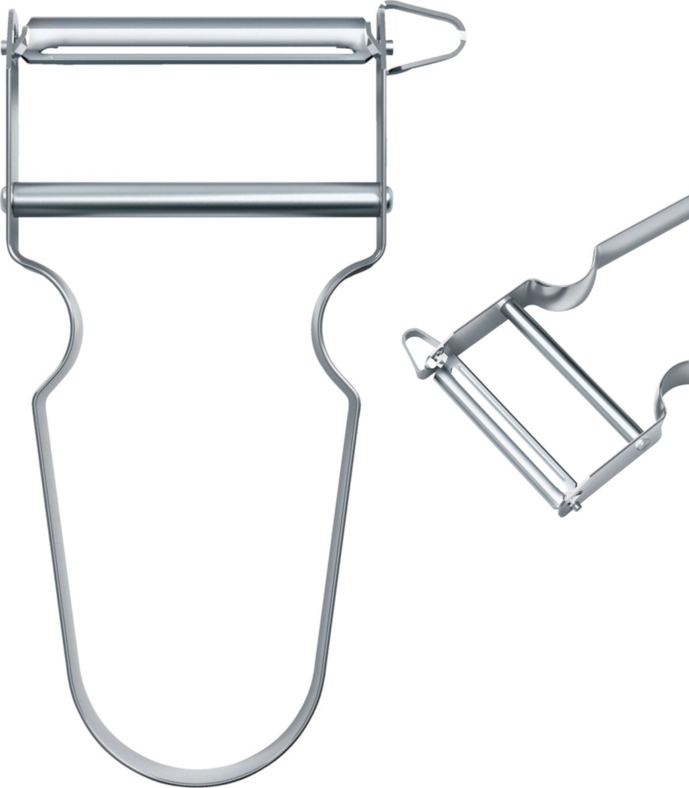 Victorinox Obieraczka do warzyw owoców z gładkim ostrzem STAR - srebrna Obieraczka do warzyw owoców z gładkim ostrzem STAR - srebrna