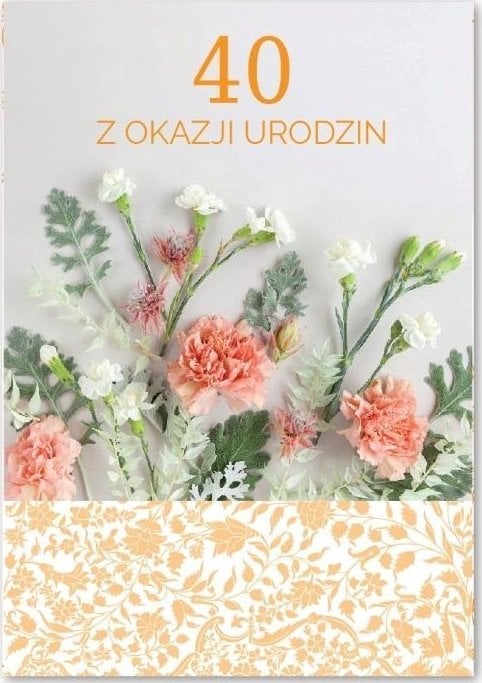 Teka Kartka okoliczno¶ciowa Urodziny 40