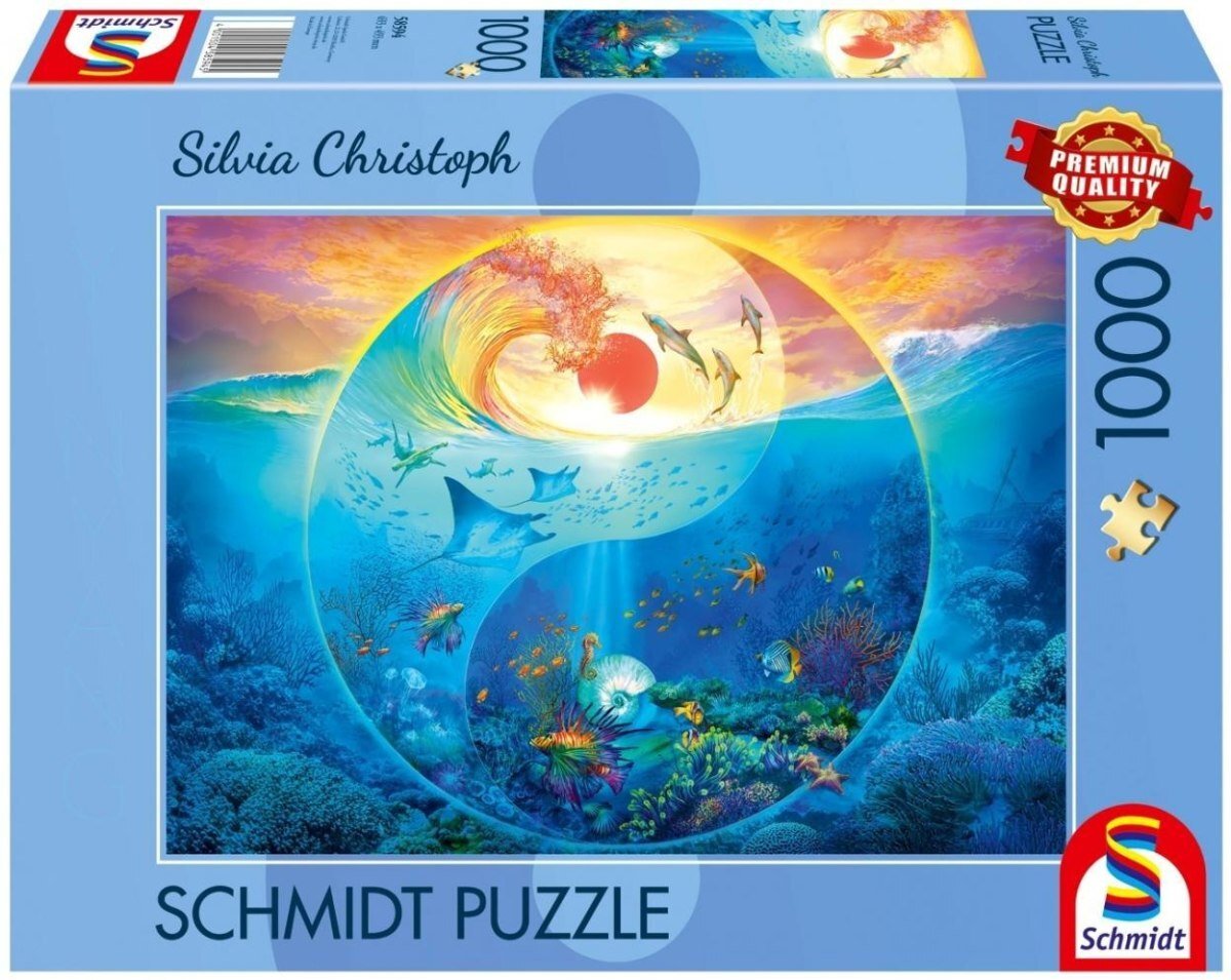 Schmidt Spiele Puzzle PQ 1000 W in the land of marine animals