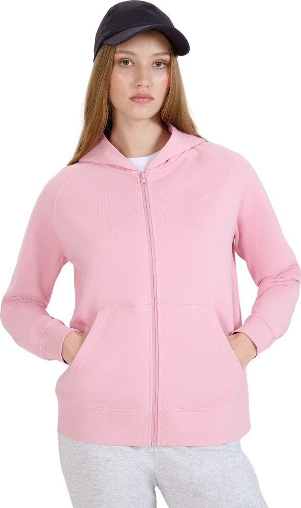 Bluza damska 4F F1763 jasny róż 4FWMM00TSWSF1763 56S S