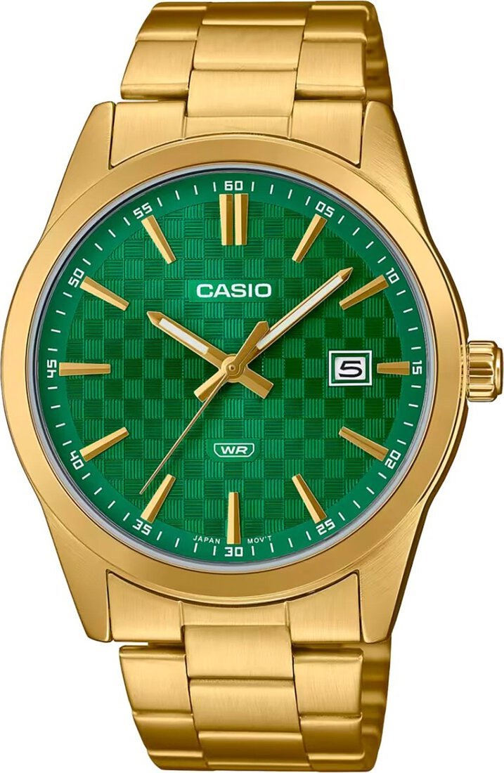 Zegarek Casio Zegarek marki Casio model MTP-VD03G-3A kolor Zółty. Akcesoria męski. Sezon: Cały rok NoSize