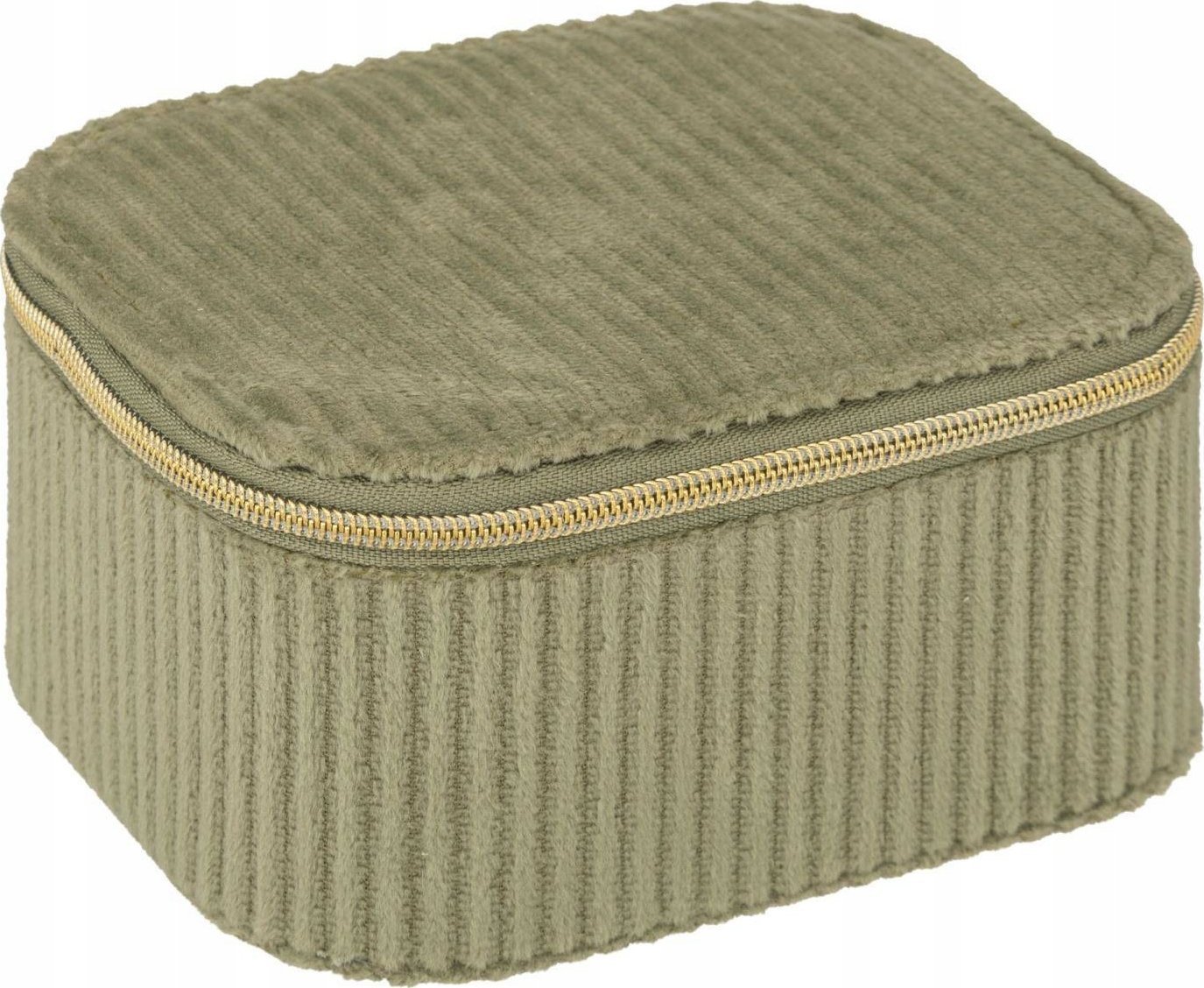 Atmosphera Szkatułka na biżuterię Enya, sztruksowa, 11 x 9 x 5,5 cm