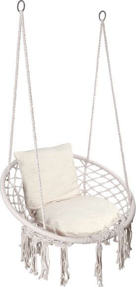 Gmm Group Fotel wiszący Bocianie gniazdo TOGO kremowy, dodatkowe poduszki universal