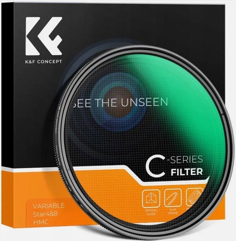 Filtr Kf Filtr Gwiazdkowy STAR Gwiazdka 2w1 x4 i x8 K&F CONCEPT na 49 mm 49mm / KF01.2326